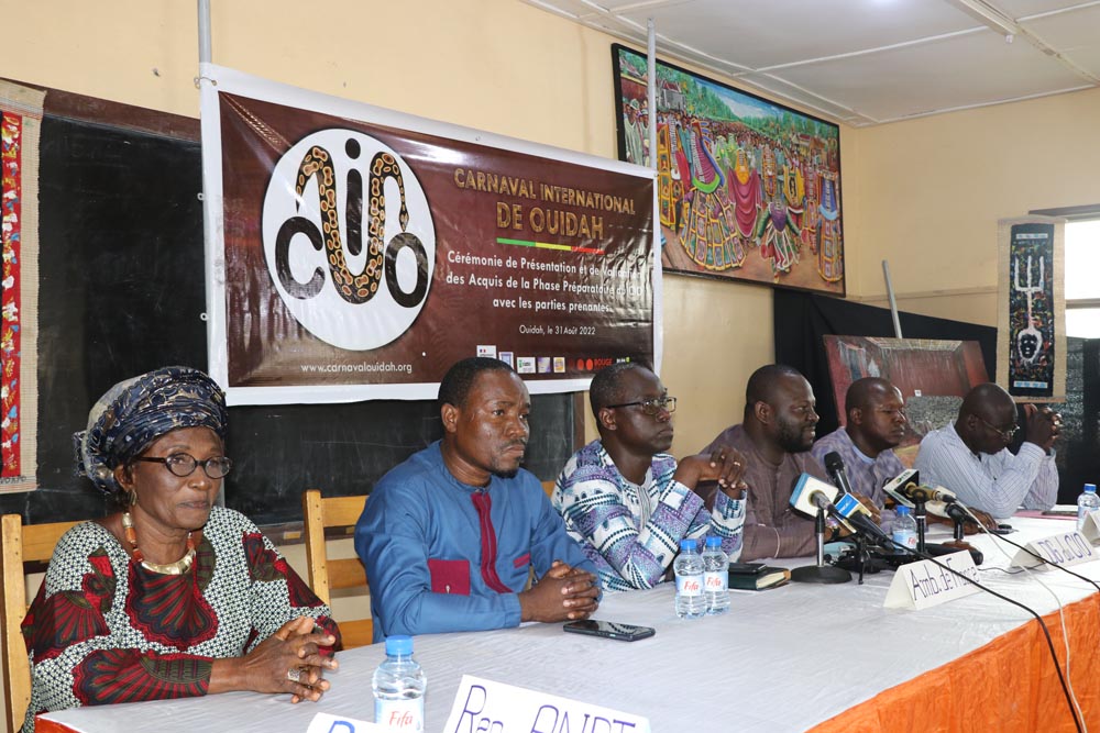 Carnaval International de Ouidah : séance explicative