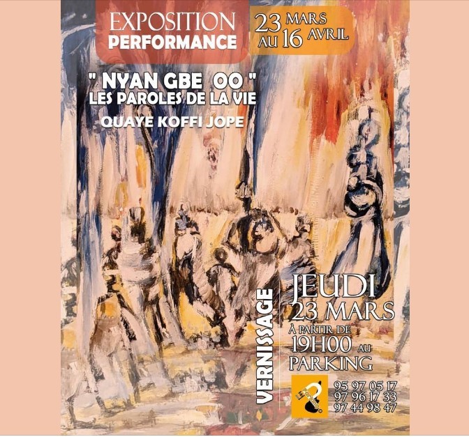 « NYAN GBE OO », exposition performance