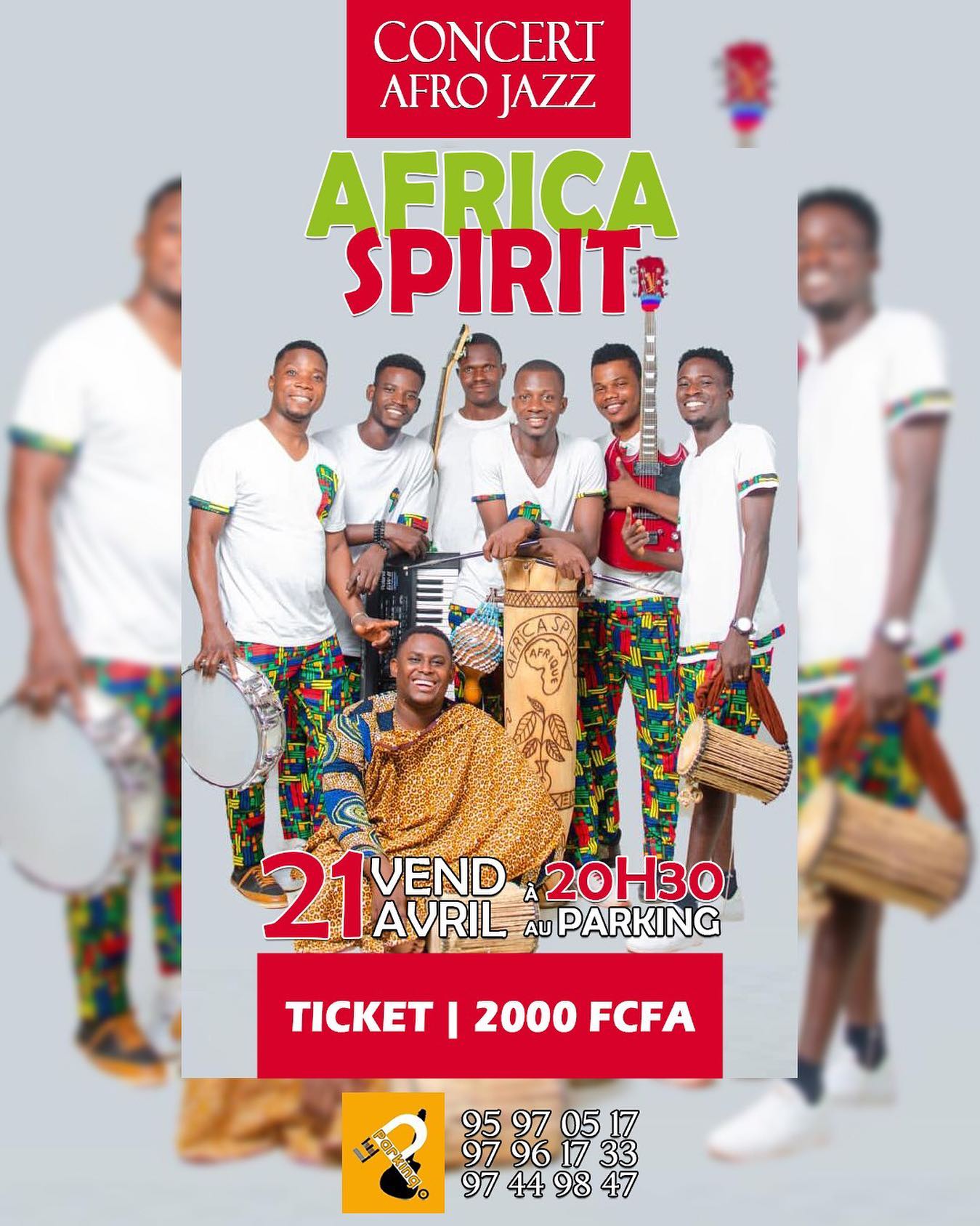 Concert Afro Jazz avec Africa Spirit
