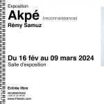 Exposition vernissage à l’institut français du Bénin:  Akpé par Rémy Samuz