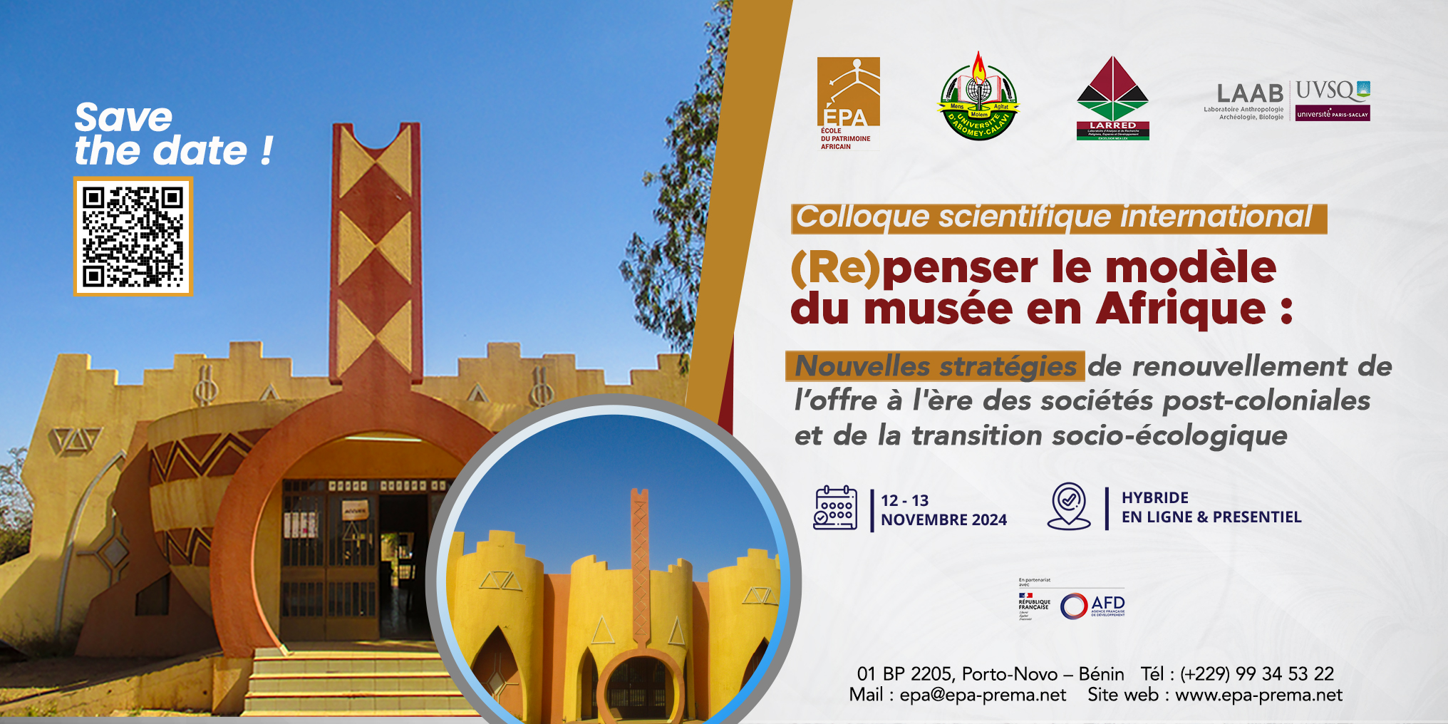 Colloque scientifique international : (Re)penser le modèle du musé en Afrique.