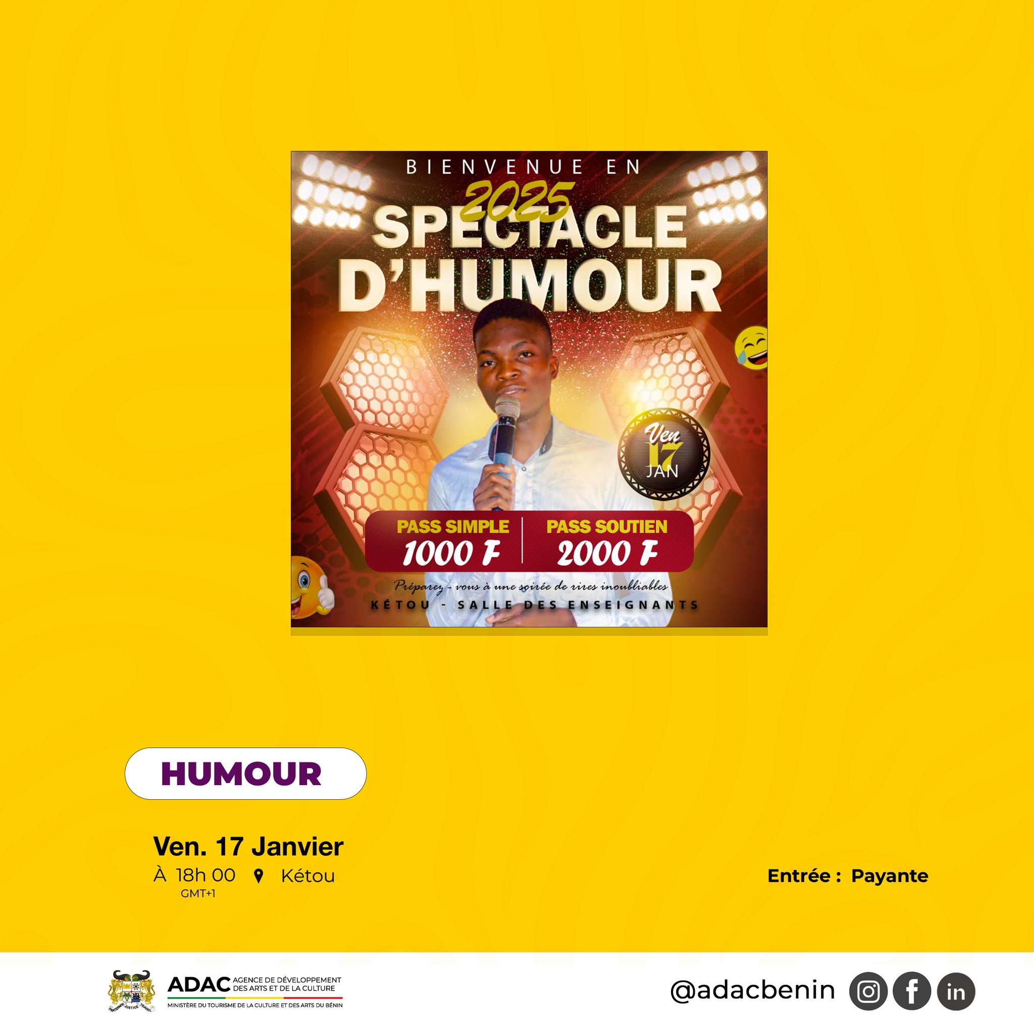 Spectacle d’humour