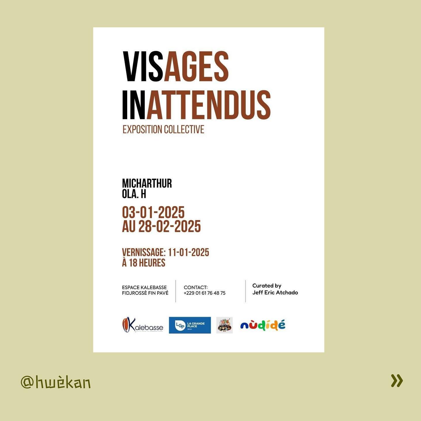 Exposition collective : Visages Inattendus