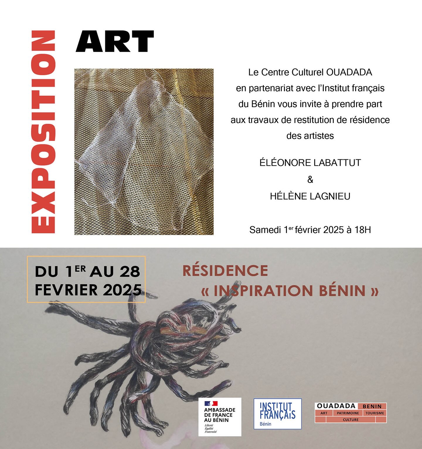 Exposition Art : Résidence "Inspiration Bénin"