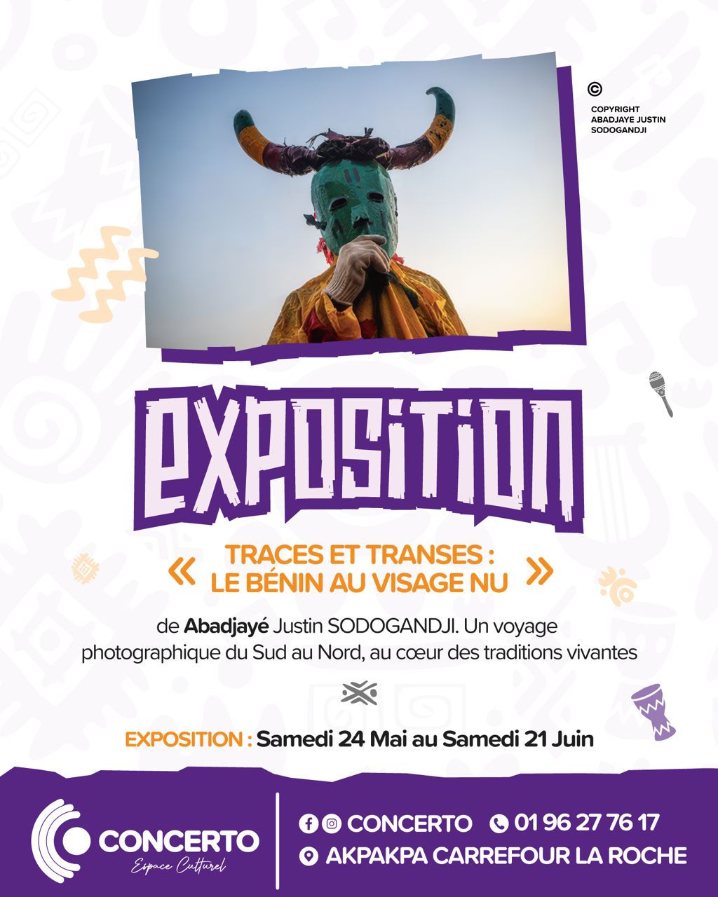 Exposition Traces et Trances: Le Bénin au visage nu